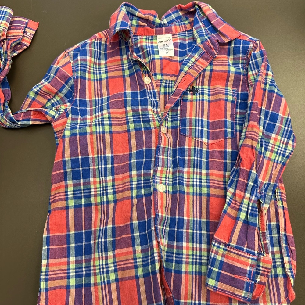 2-3t carters dress shirt - Picture 5 of 6